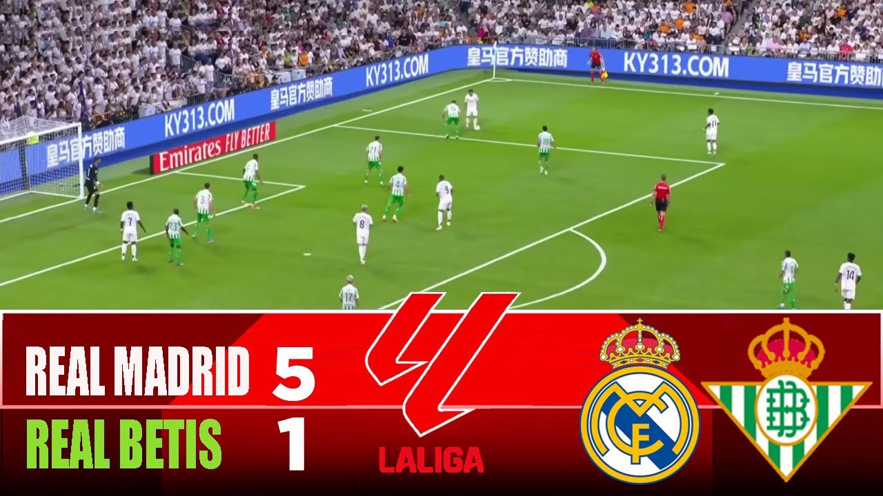 REAL MADRID vs REAL BETIS 5-1 | 2026 LaLiga | Match Highlights