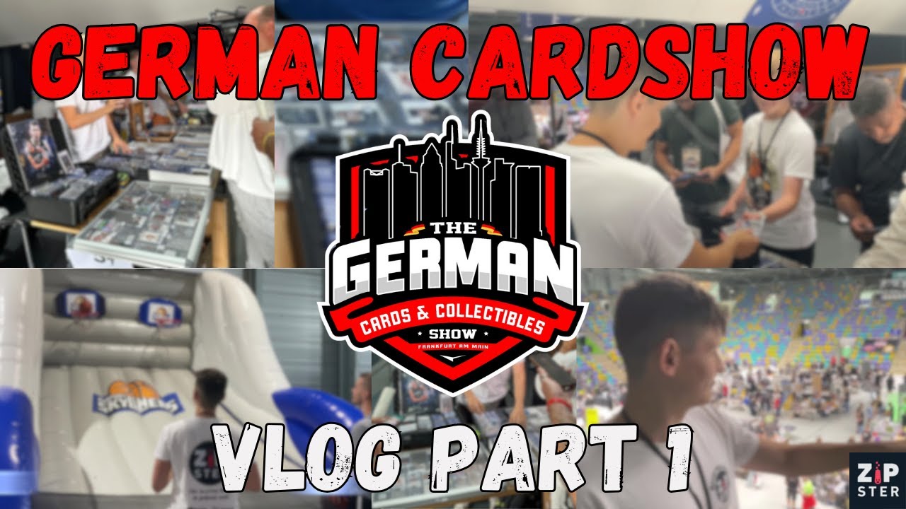 German Cards & Collectibles Show Vlog Part 1 🔥🏀🏈 📸 Dicke Karte, geile Leute & gute Vibes 😍