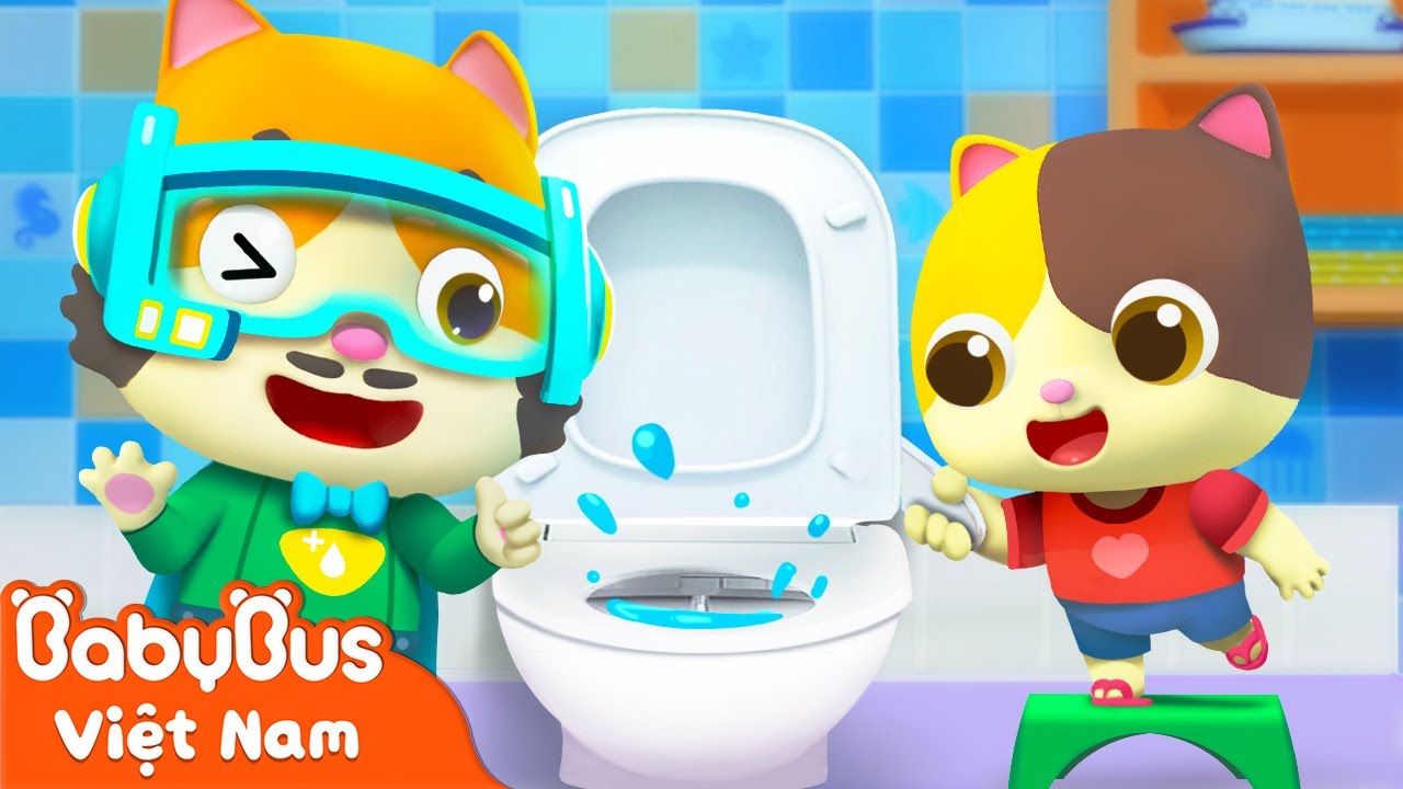 Cần làm gì sau khi đi vệ sinh | Nhớ rửa tay sau khi đi vệ sinh | Nhạc thiếu nhi vui nhộn | BabyBus