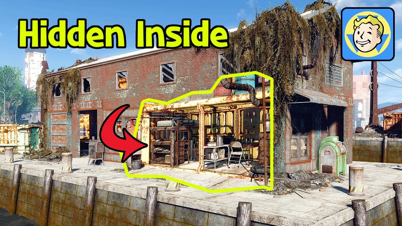 Fallout 4 Chill Build Session | Secret Player Home - 1 Hour Full Build