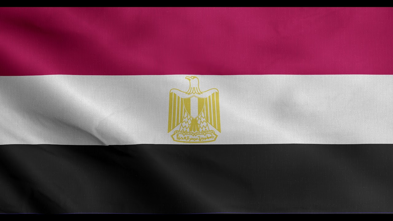 Egypt waving flag 4k loop free download