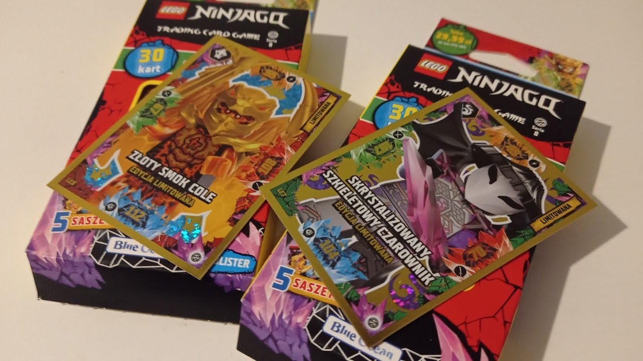 Ekoblister NOWYCH kart Lego Ninjago TCG 8