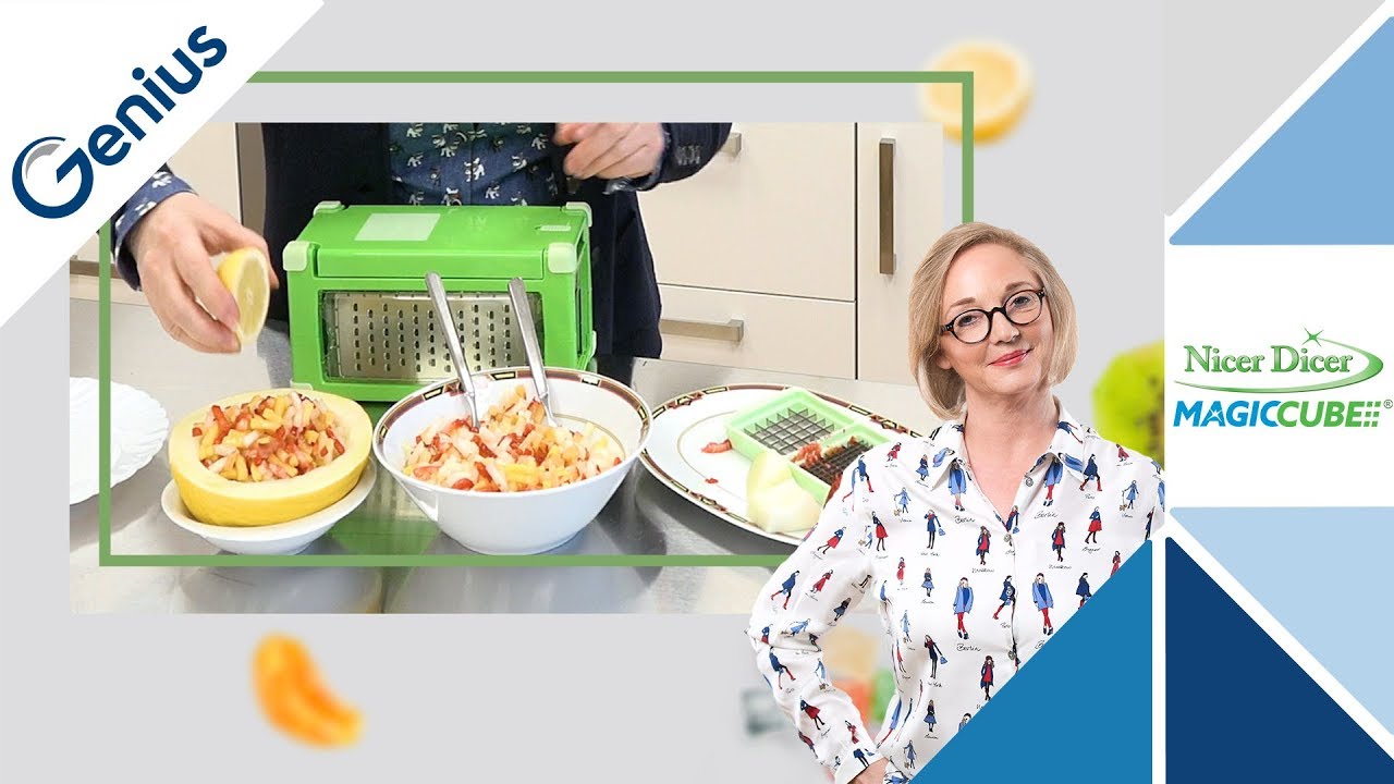 GENIUS | Gesunde Küche mit Genius | Obstsalat mit dem Nicer Dicer Magic Cube