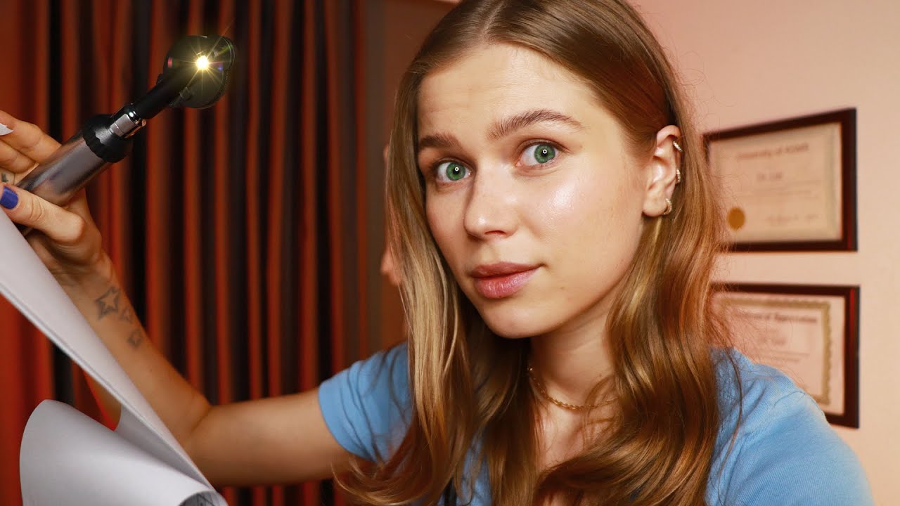 ASMR Cranial Nerve Exam But Not Good Results.  Medical RP, Personal Attention