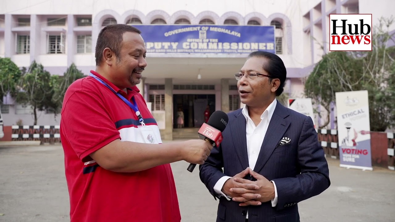 HUB NEWS Dr  Mukul Sangma baksa agangrika.