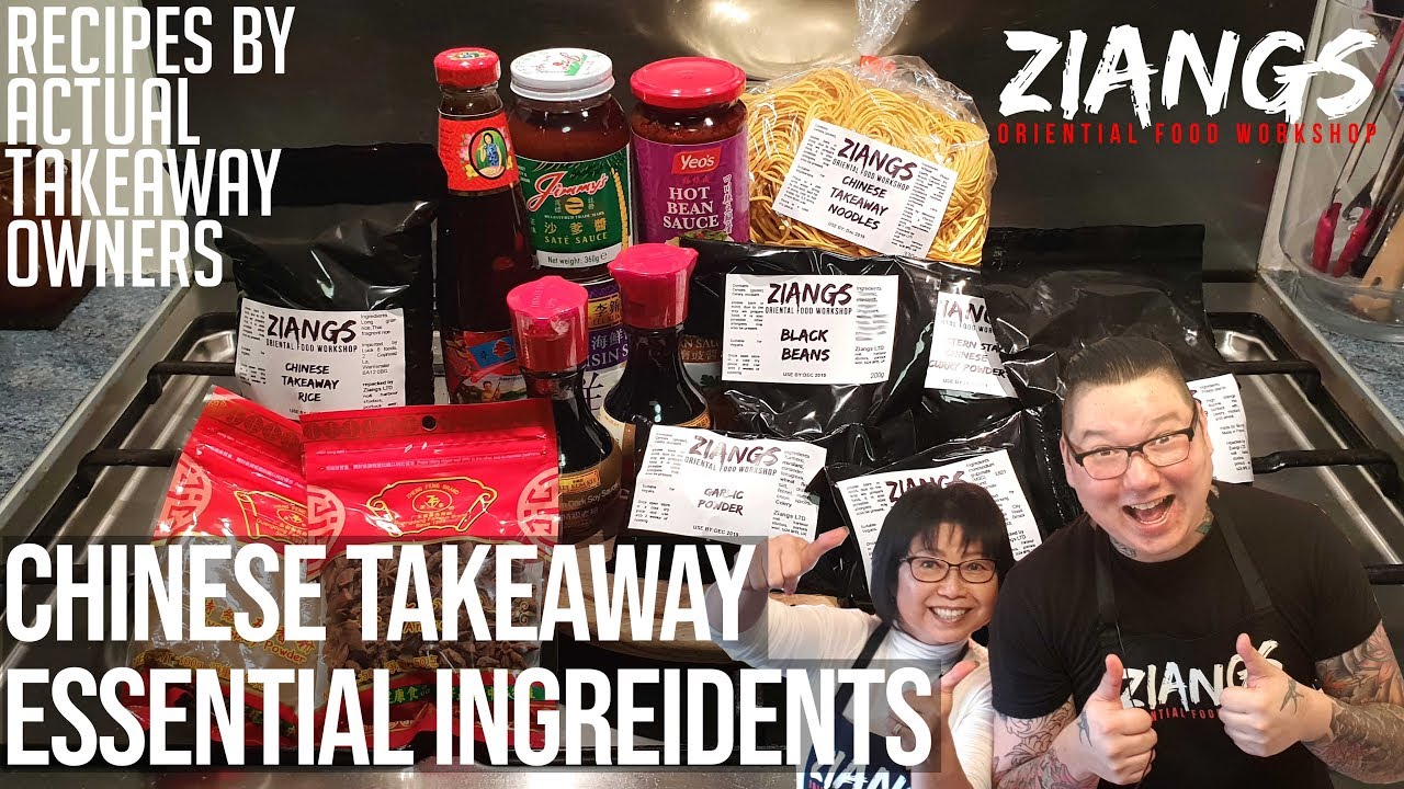 Ziangs Chinese Takeaway Must Have Ingredients, the essentials