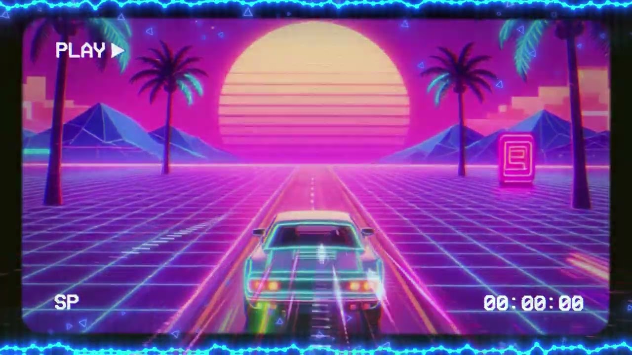 Retrowave Nights – Bass Boosted Synthwave 128 BPM | 80s/90s Remix Aesthetic EDM