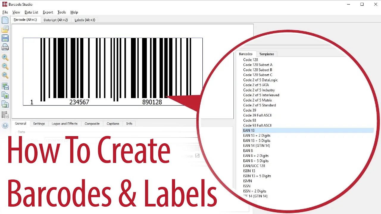 Barcode Maker Software Barcode Studio - How To Create Barcodes & Labels