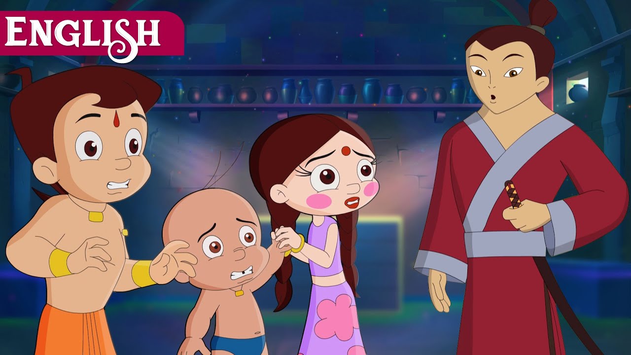 Chhota Bheem & Samurai Sam Team up to Save Dholakpur | Cartoons for Kids in English