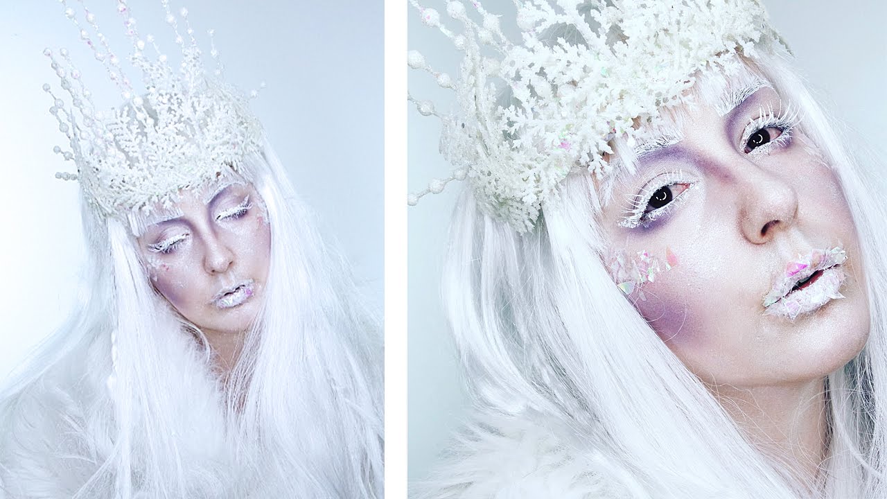 Ice Queen Makeup + Crown Makeup Tutorial! | by tashaleelyn