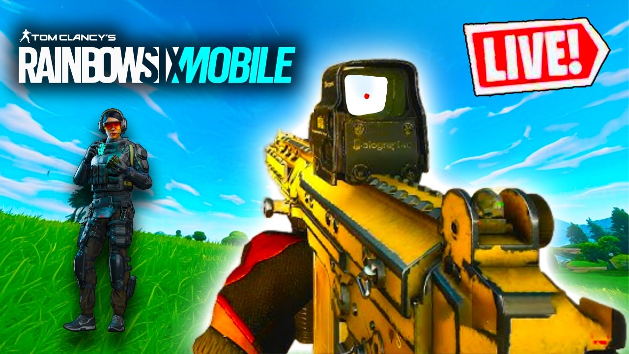 RAINBOW 6 SIEGE MOBILE IS FINALLY HERE! (LIVE)