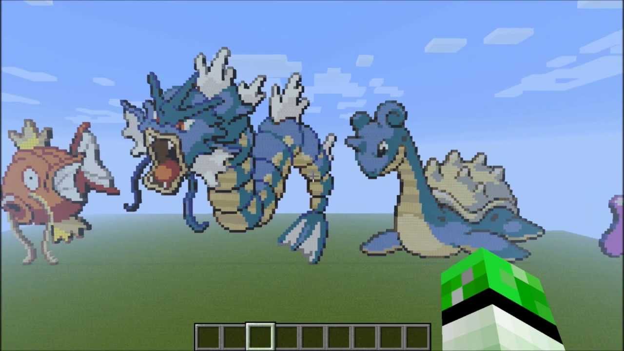 Minecraft Pokemon Pixel Art Kanto 151 [+Download]