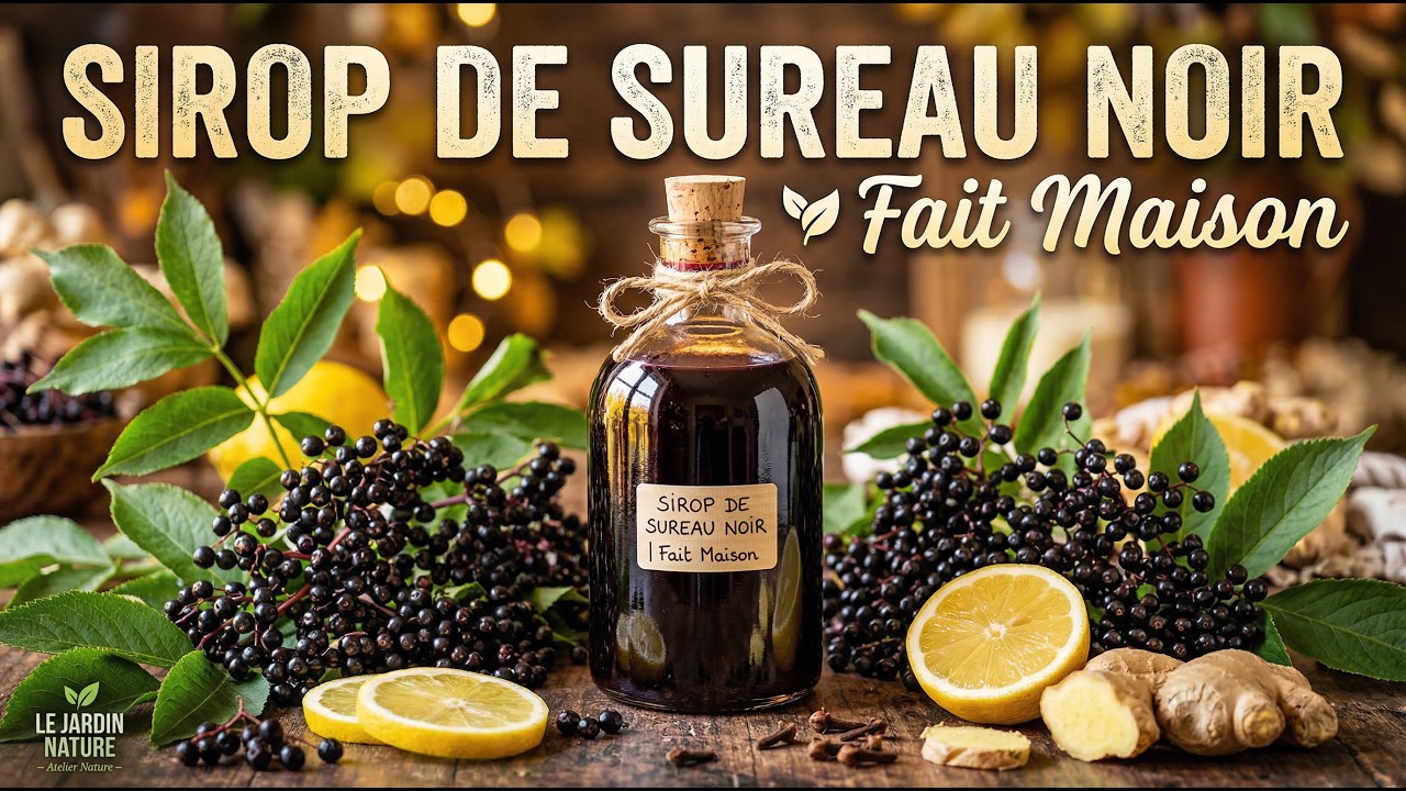 Sirop de sureau noir
