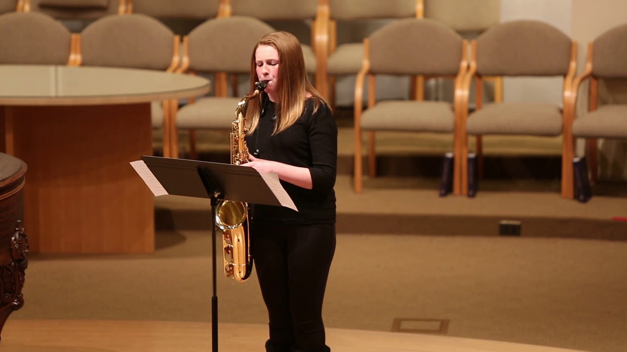 Rhapsody for Tenor Saxophone, Charillon Chamber Choir April 2018