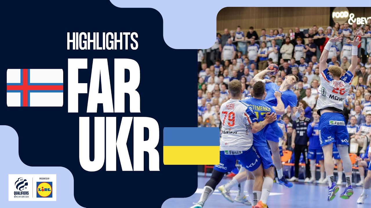Faroe Islands 🆚 Ukraine | Highlights | Round 6 | EHF EURO 2026 Qualifiers