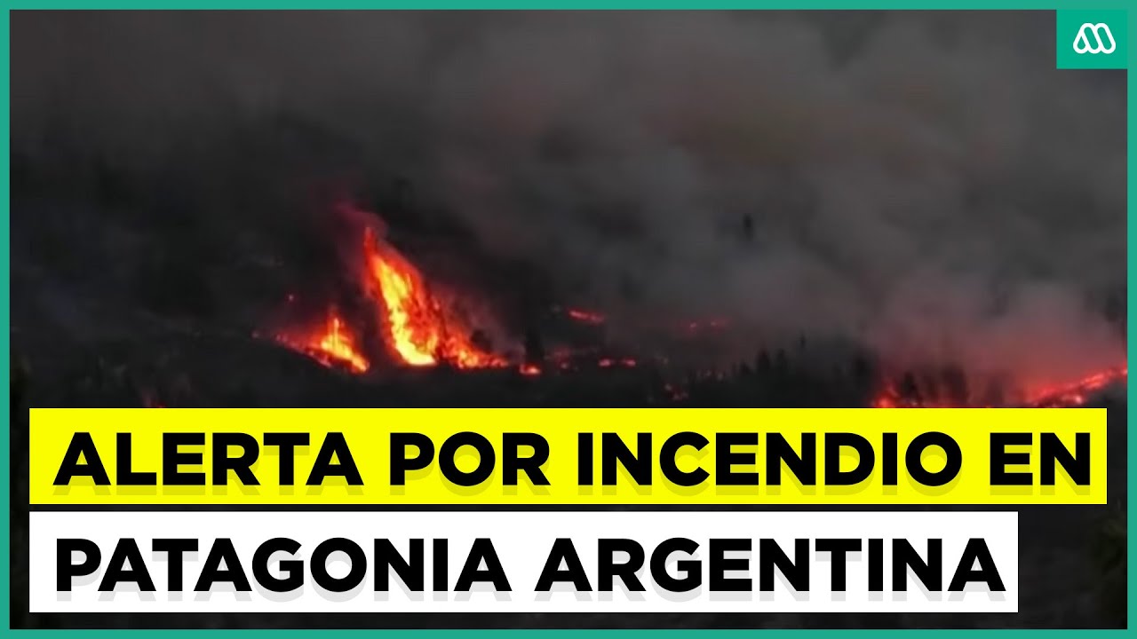 Alerta roja por incendios en la patagonia argentina