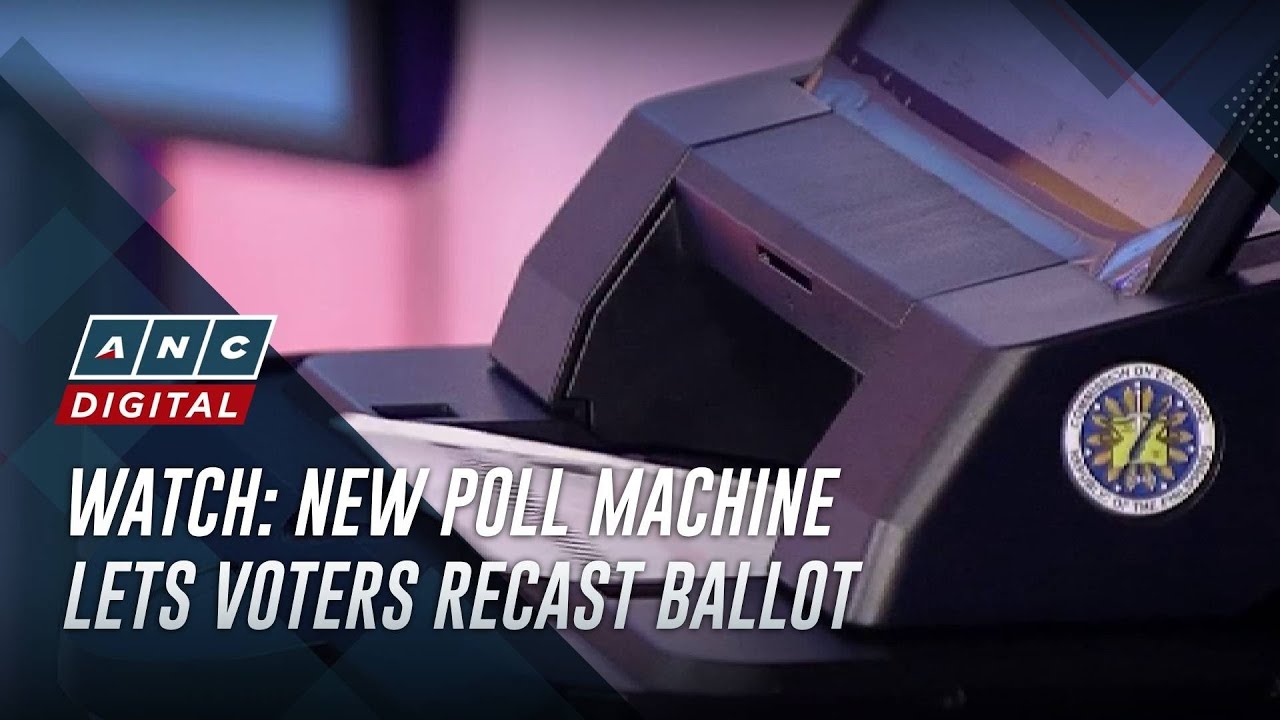WATCH: New poll machine lets voters recast ballot