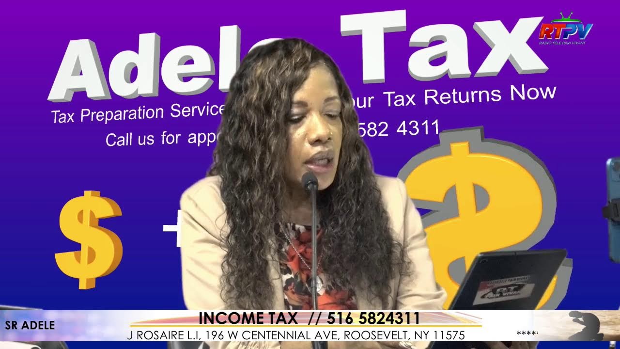 INCOME TAX AVEC SR ADELE BRUNY  / 01/ 25  / 2026