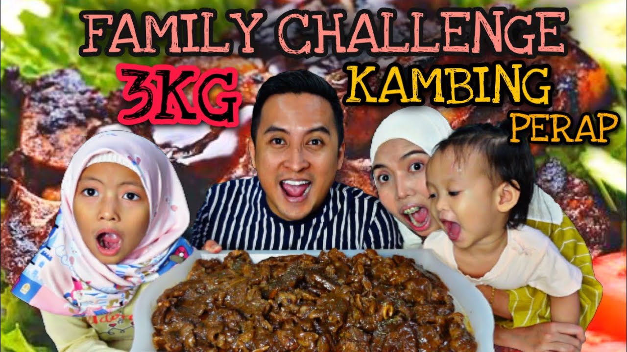 MUKBANG 3 KILO KAMBING PERAP EMPIRE80 | FAMILY CHALLENGE ACCEPTED | QUESTION & ANSWERS | VLOG IJAT |