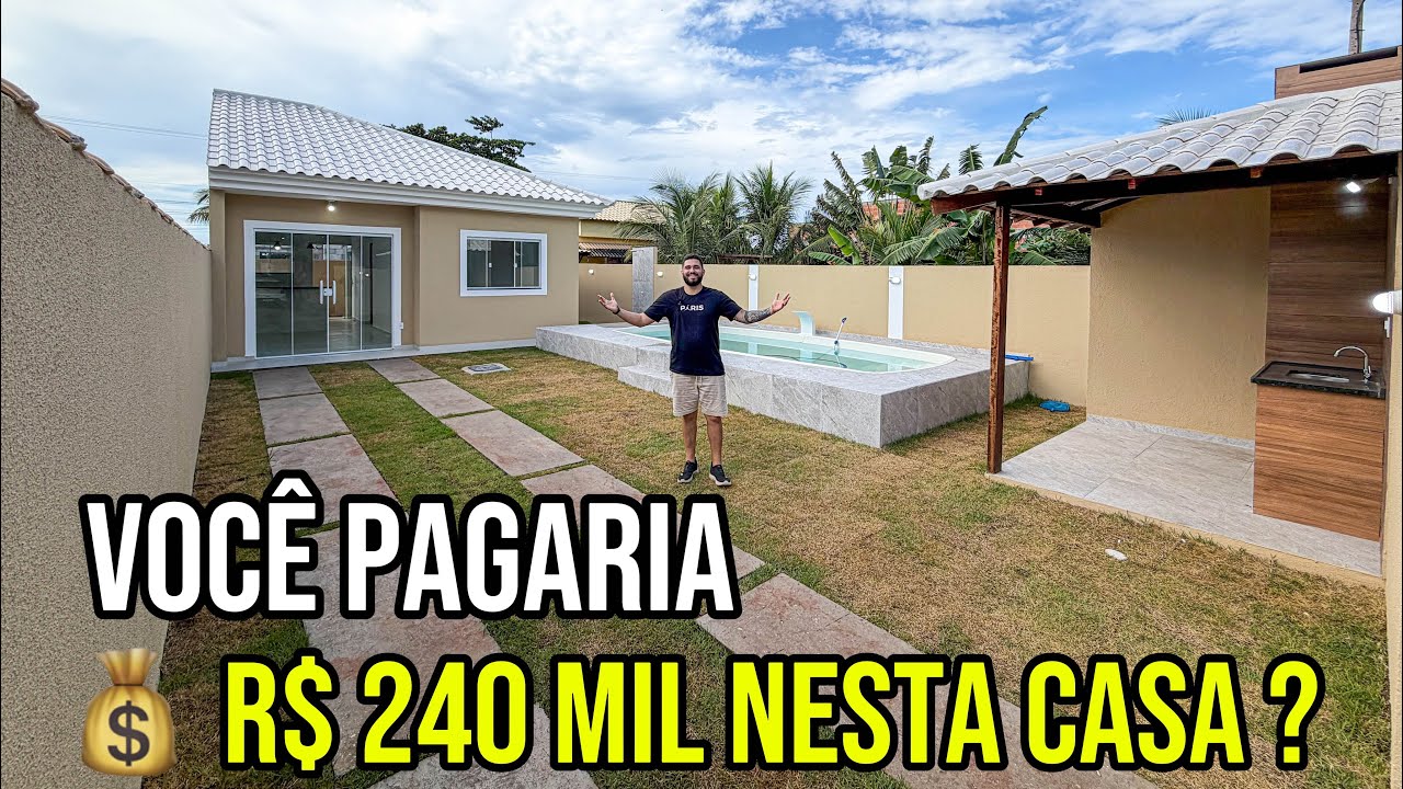 OPORTUNIDADE: Casa à venda no Bougainville 4 (Tamoios) | Pronta para morar!