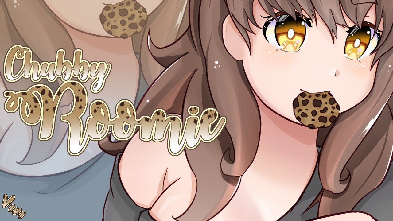 [ASMR] Chubby Roommate Shares Midnight Snack [Binaural/Fizzy Noises]