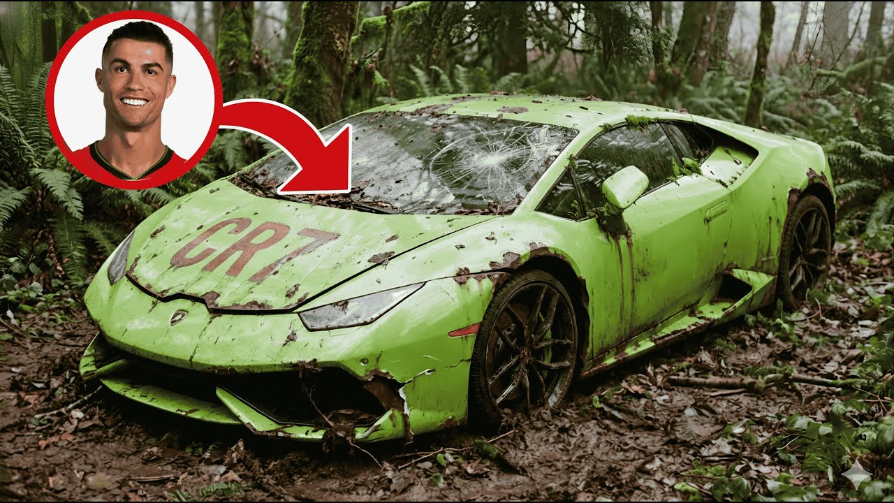 ASMR Car Restoration! FULLY Restoring Abandoned Ronaldo’s Lamborghini Huracán Extreme Rust Revival