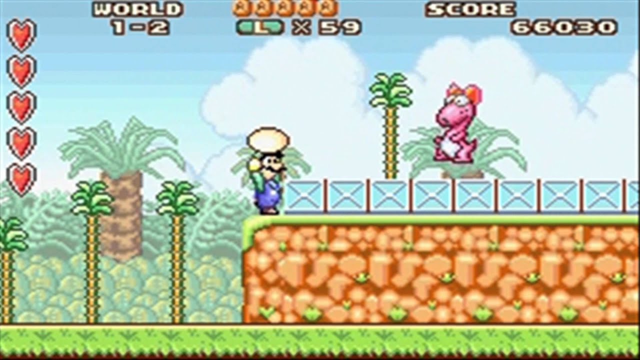 Super Mario Advance (100% Red Coins) - World 1