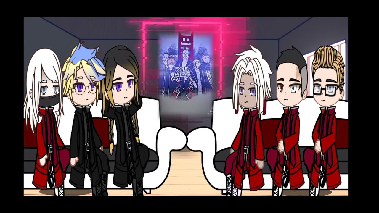 Tokyo revengers(Tenjiku)react to Kawaragi Senju 1/2part //