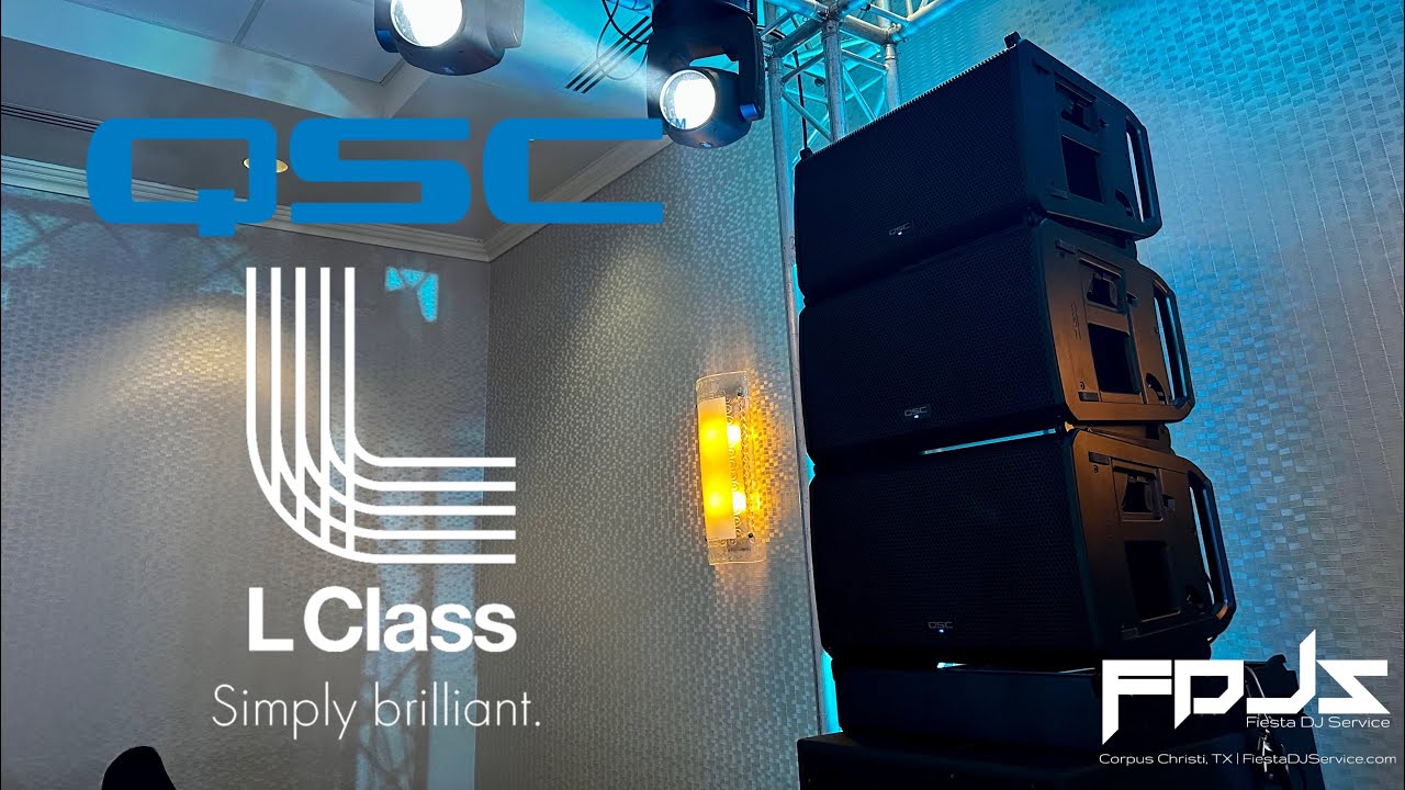 Unboxing My New Line Array System - QSC LA112