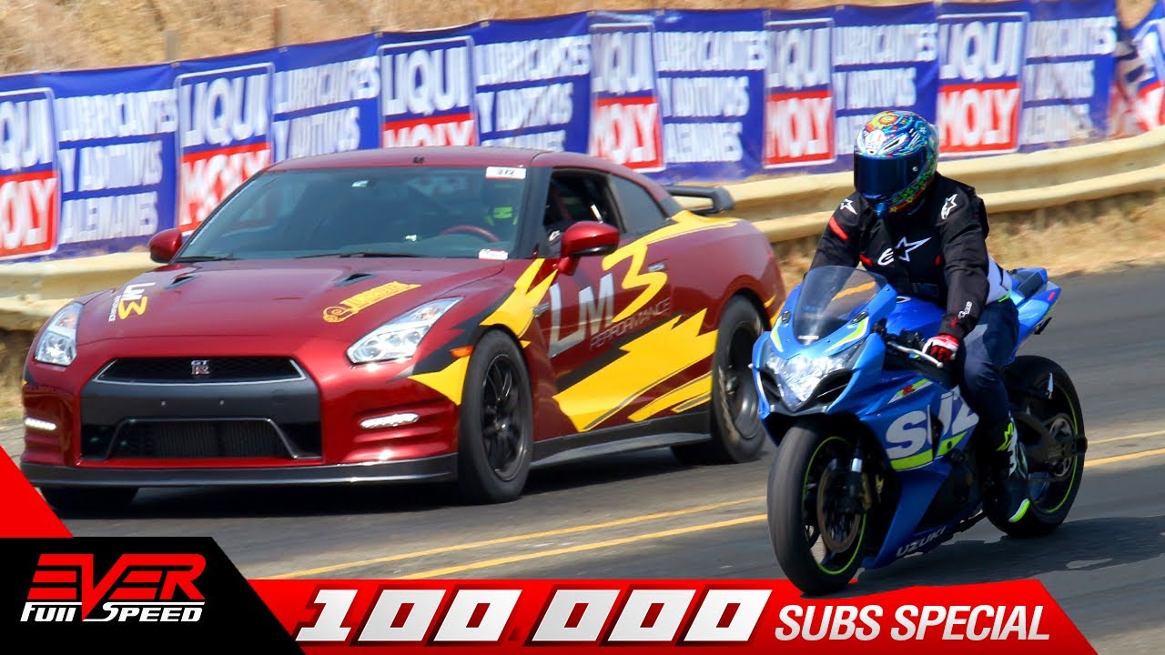 10 Motos + 10 Autos de carreras MÁS RÁPIDOS 🚀 que hemos Filmado 🔥 100.000 Subs Ever Full Speed