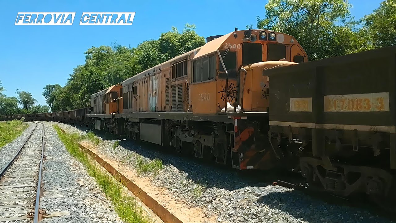ASSIM ERA OS TRENS DE MINÉRIO TRACIONADO PELAS SAUDOSAS U20C NO SERTÃO #ferrovias #train #viral