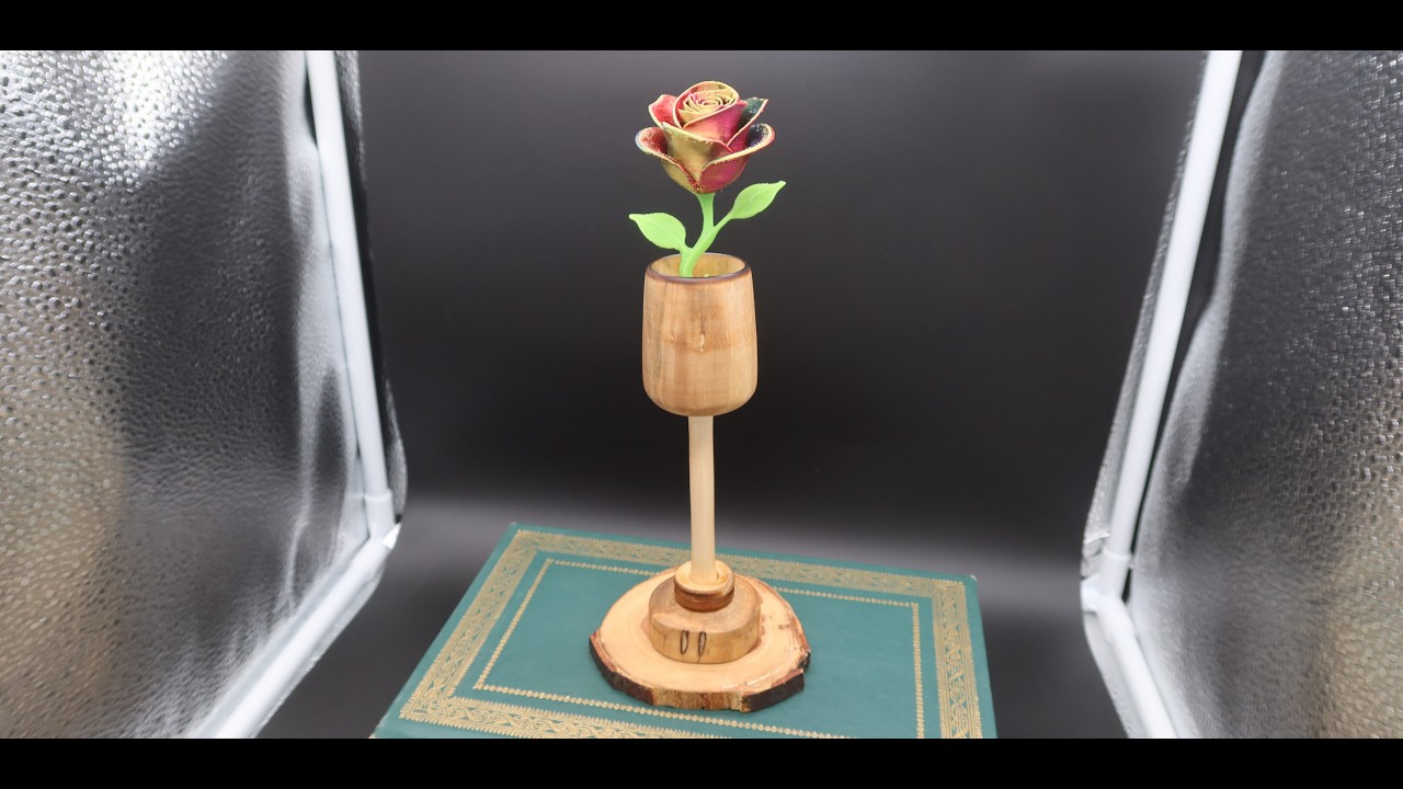 Я сделал валентинку, используя патрон Vevor 4 Jaw Chuck и адаптер Shopsmith.