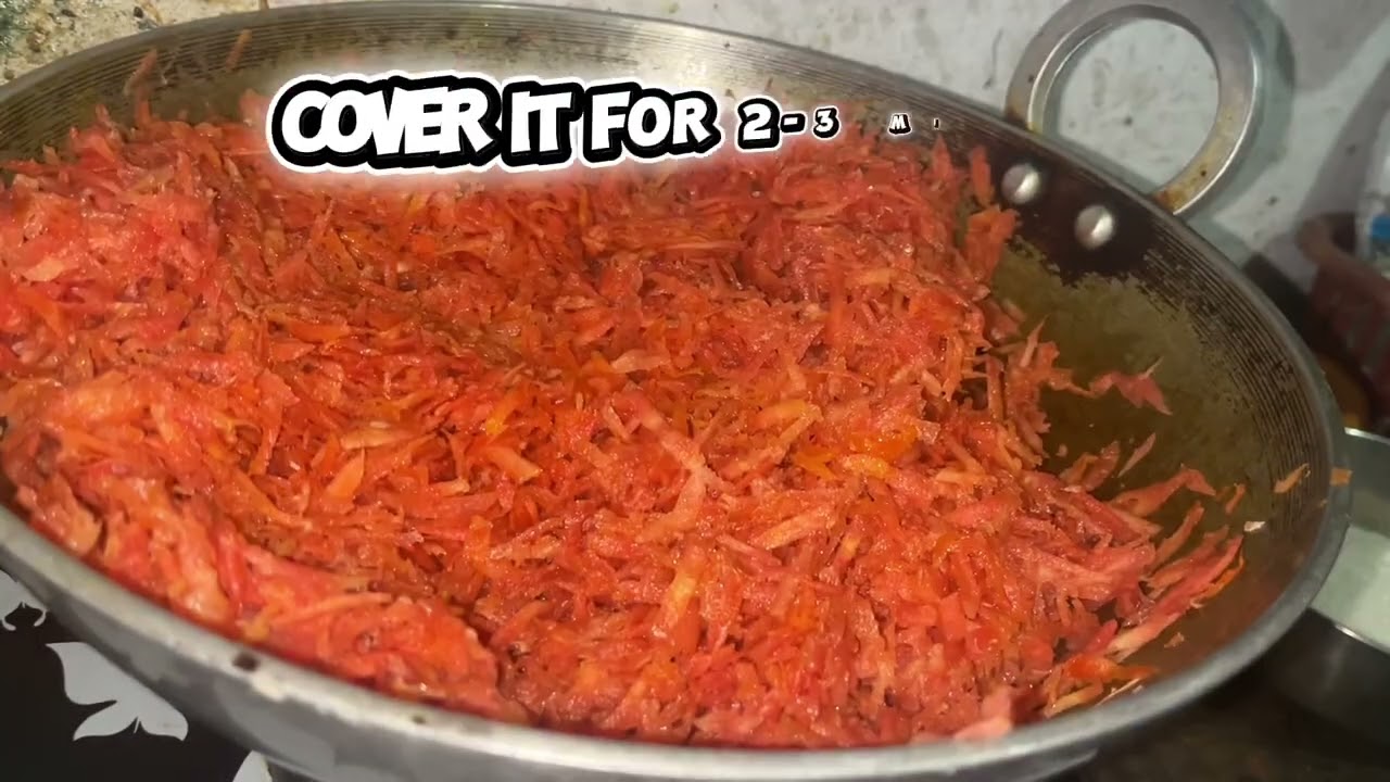 I Gajar ka halwa b Nani’s recipe
