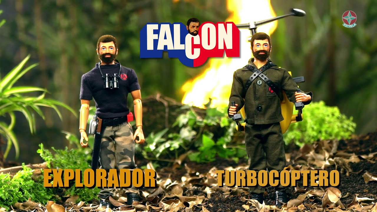 Falcon Explorador e Falcon Turboc&oacute;ptero | Cole&ccedil;&atilde;o 80 anos | Brinquedos Estrela