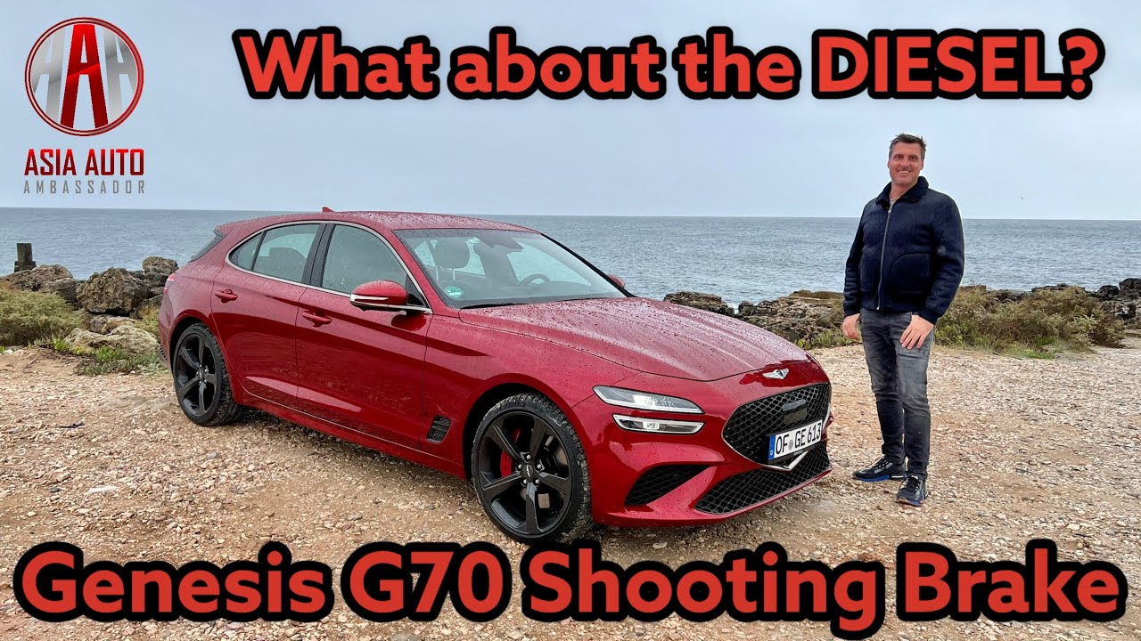 Genesis G70 Shooting Brake: как насчёт дизеля? Полный обзор на английском языке | Тест-драйв | 20...