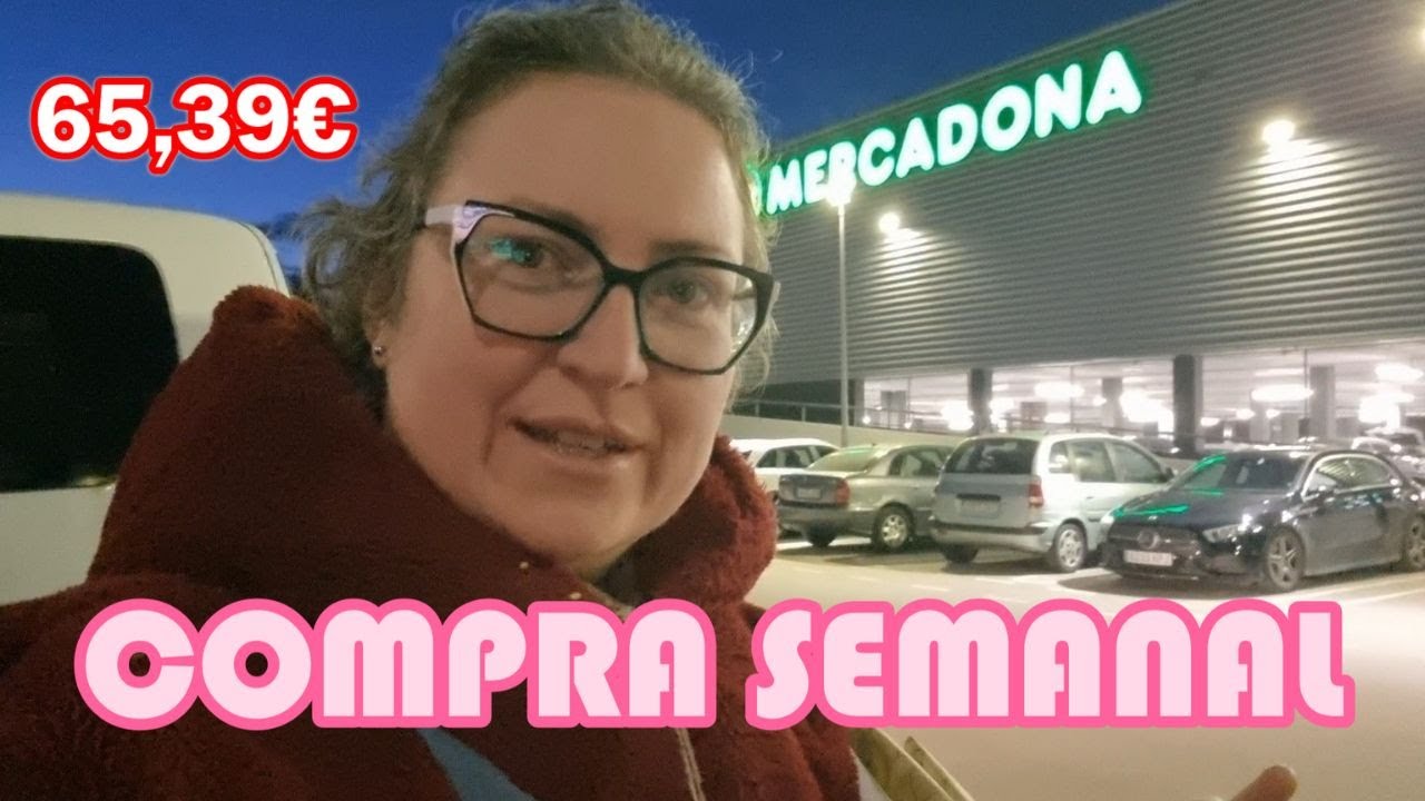 Compra semanal en Mercadona para una persona