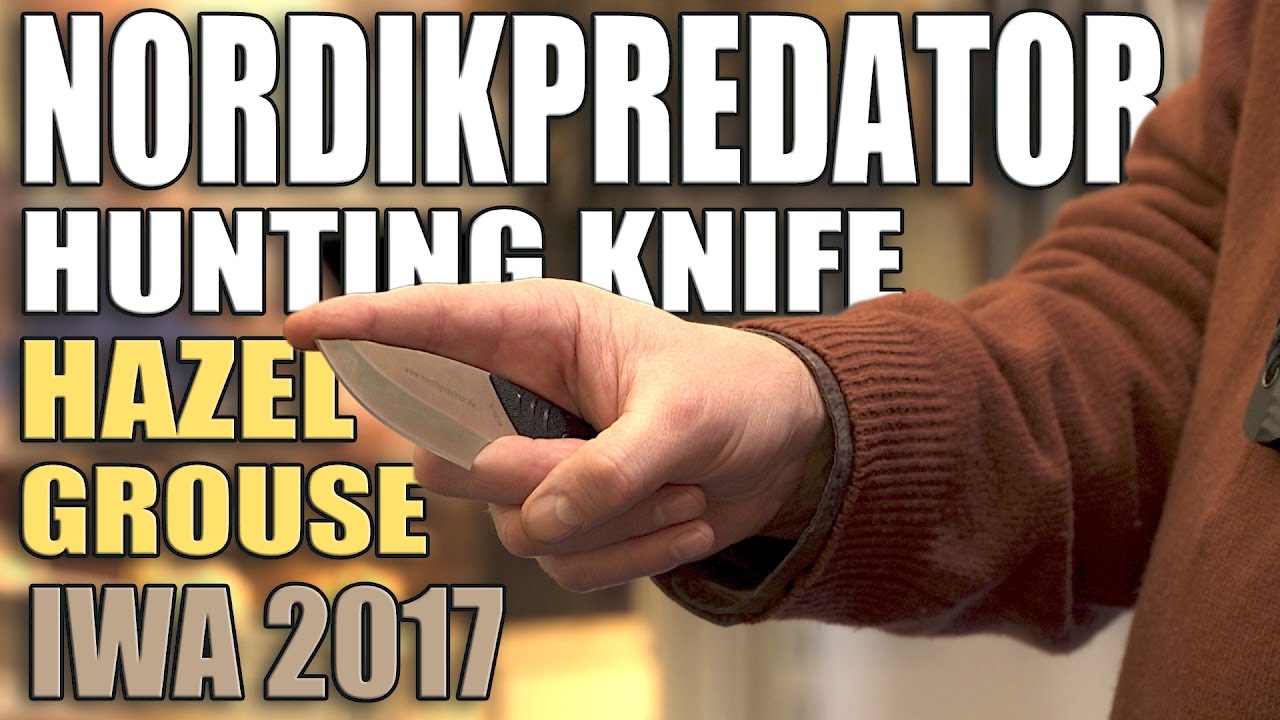 Nordikpredator Hunting knife - Hazel Grouse game call - IWA 2017