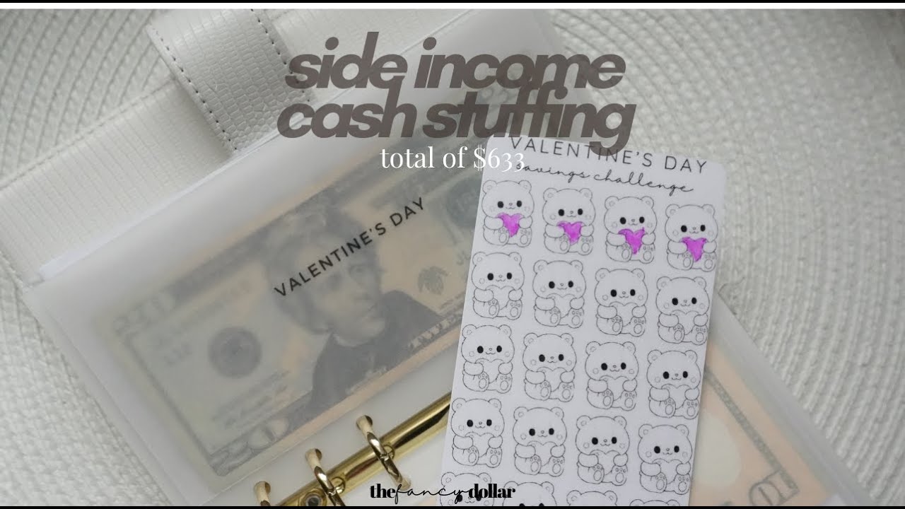 Cash Envelope Stuffing $633 | Extra Side Income | Sinking Funds