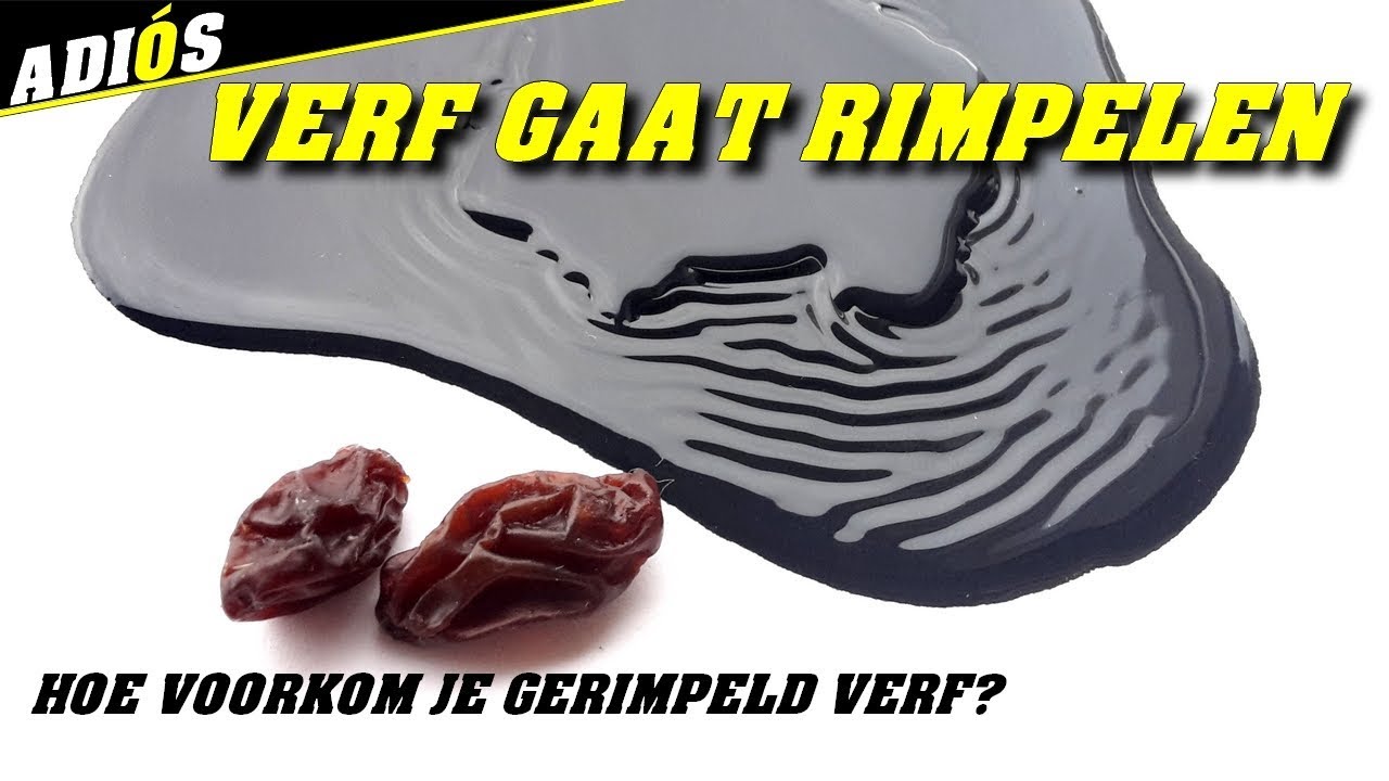 VERF GAAT RIMPELEN/ hoe voorkom je gerimpeld verf?  / How to avoid wrinkling paint ( Schilder Edens)
