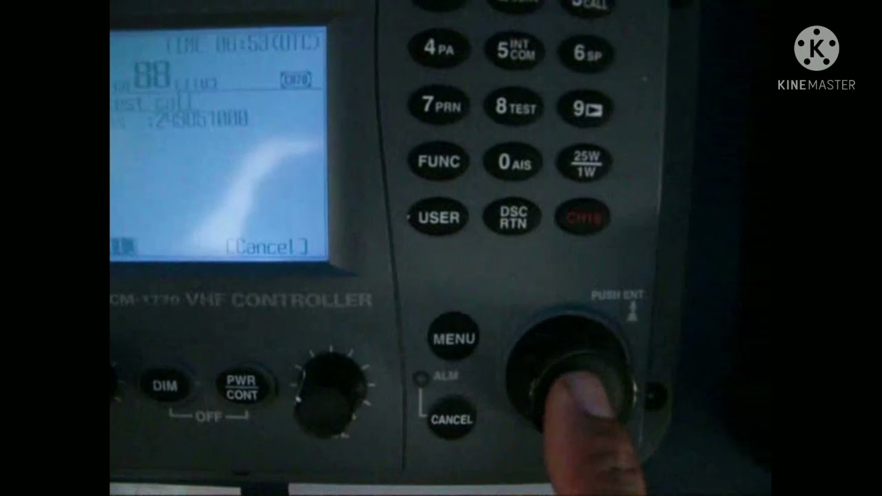 DSC Loop back  Test Call between two JRC JHS 770 VHF