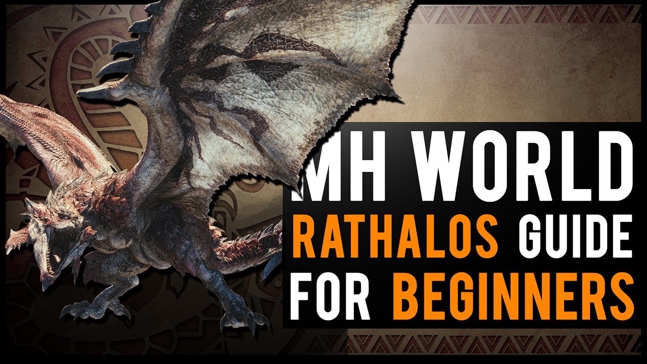 Rathalos Guide : Monster Hunter World BEGINNER tutorial!
