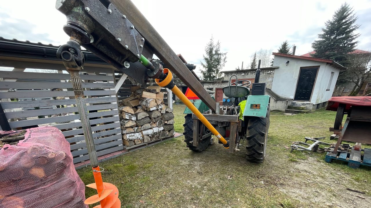 Traktor sam 15 1hc102  WIERTNICA GLEBOWA Na wałek wom