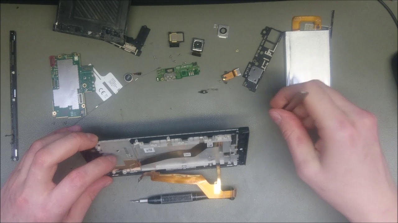 Sony Xperia XA1 Ultra G3221, G3223 Disassembly / replace display  Module