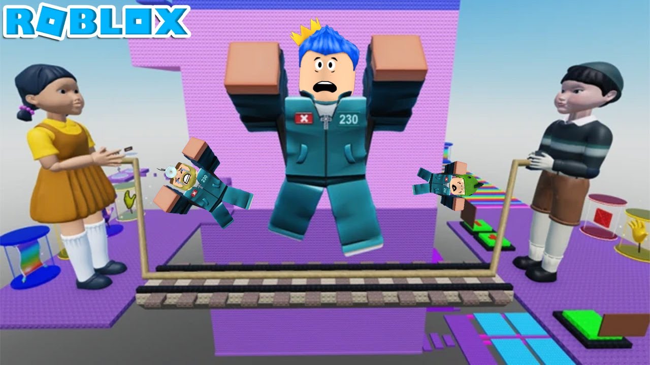 PANDU DAN PAK UNAT IKUT TOWER SQUID GAME SEASON 3!! ADA 2 BONEKA SQUID GAME ROBLOX!!