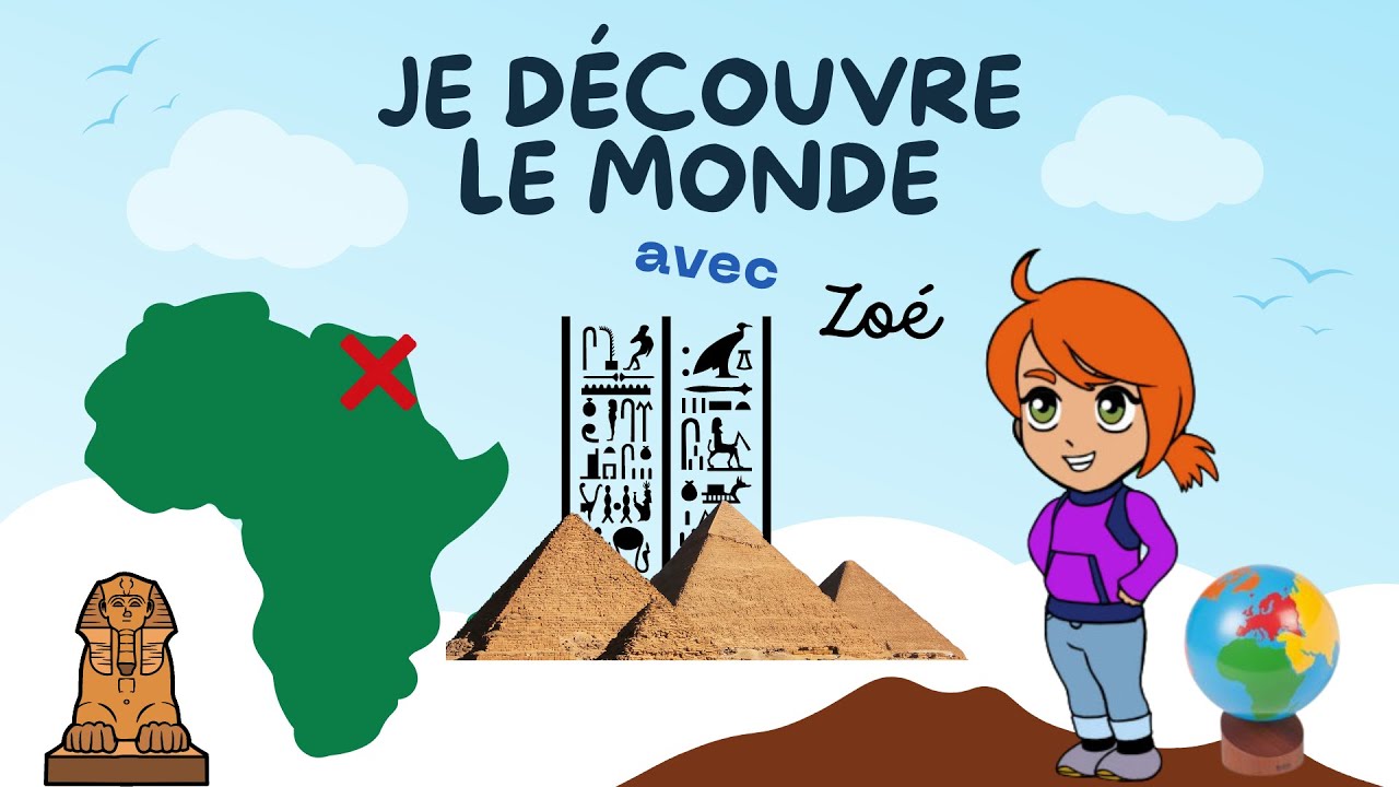 Les continents pour enfants - l'Afrique - Les pyramides de Gizeh 🌍 Fiches GRATUITES à imprimer