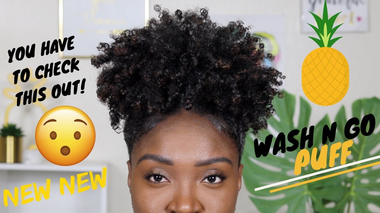 Как использовать Wash n Go Puff для волос типа 4 | НОВАЯ коллекция Curls Poppin Pineapple