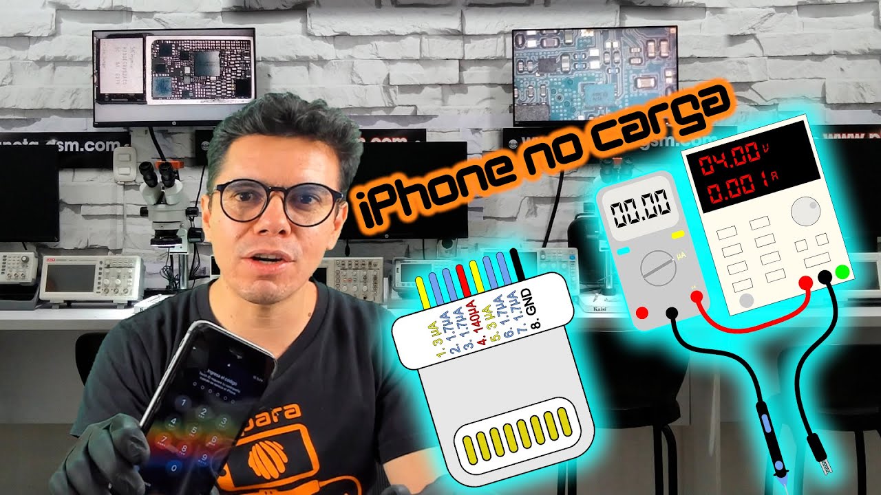 iPhone no carga, diagnostico correcto y fácil.