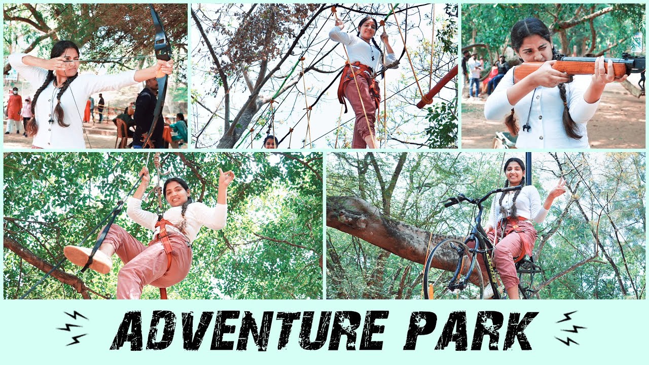 എന്‍റെ ഒരു സാഹസിക ദിനം | Adventure Park Vlog | Anshitha Anji
