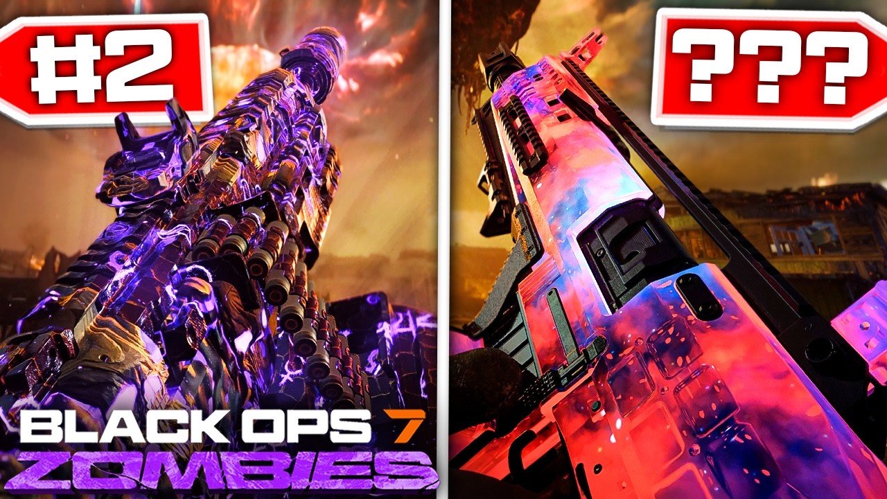 НОВЫЙ ТОП-10 ЛУЧШИХ МОЩНЫХ ОРУДИЙ В Зомби-режиме Black Ops 7!