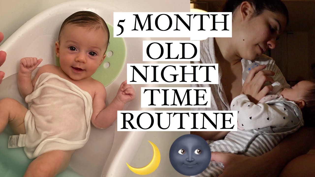 Baby Night Time Routine | 5 Months Old (Solo Parent Night)